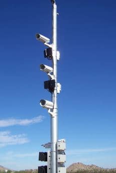 CCTV camera as part of intelligent transportation system