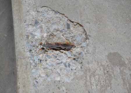 Spalling of Concrete due to Sulfate Attack